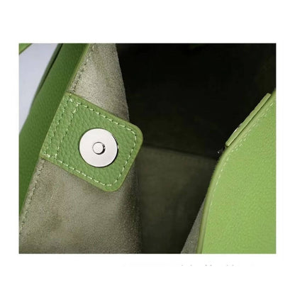 Leather Tote Designer Commute Handbag