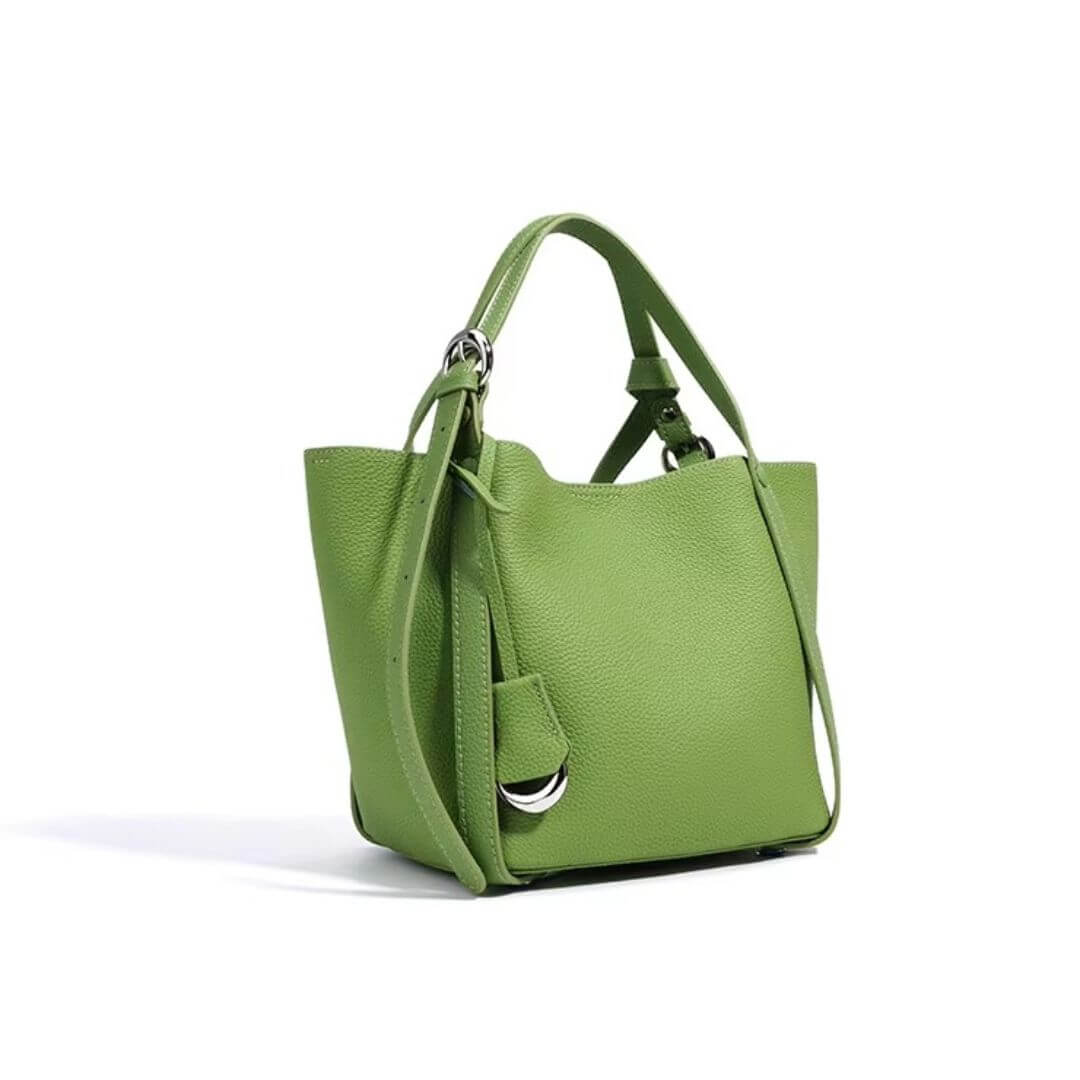 Leather Tote Designer Commute Handbag