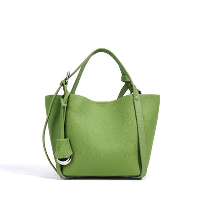 Leather Tote Designer Commute Handbag