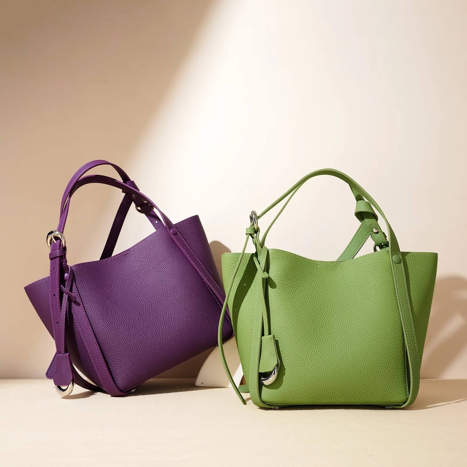 Leather Tote Designer Commute Handbag