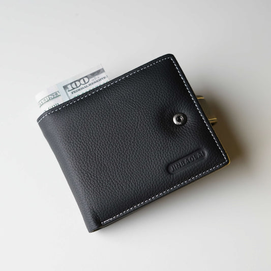 Mens Wallet Genuine Leather with Card Holder and Zipper | Pejayz