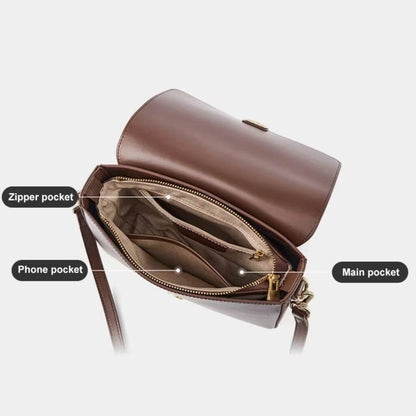 Minimalist Leather Crossbody Shoulder Bag for Women - Pejayz