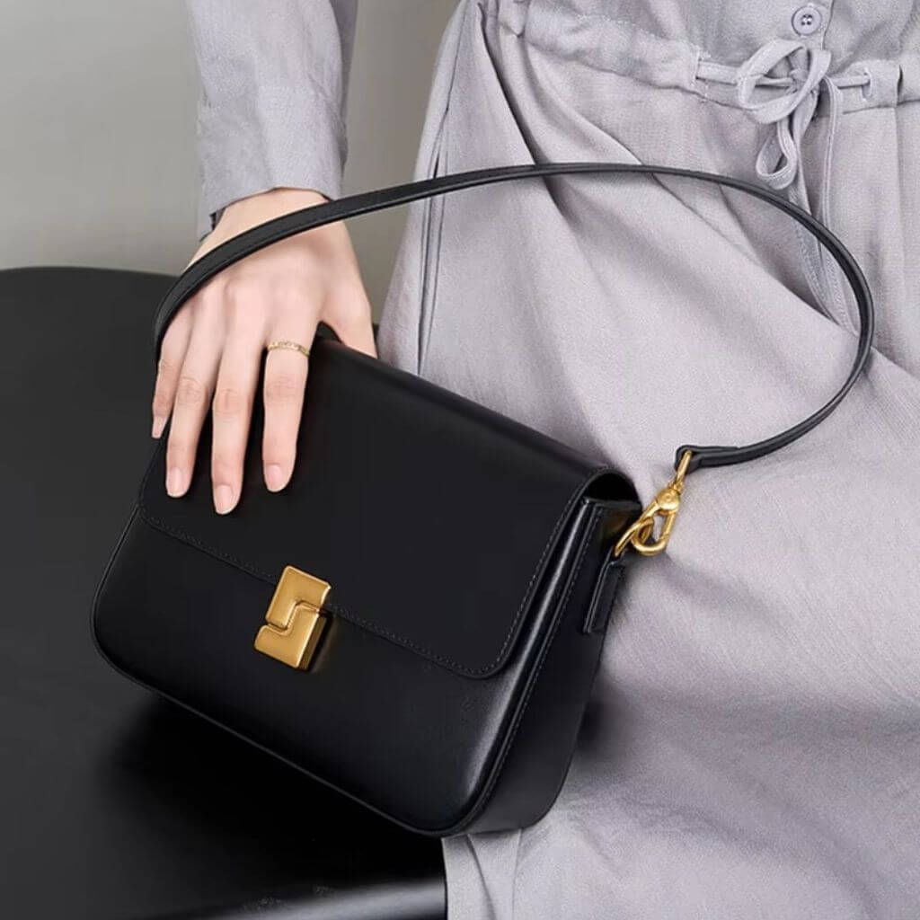 Minimalist Leather Crossbody Shoulder Bag for Women - Pejayz