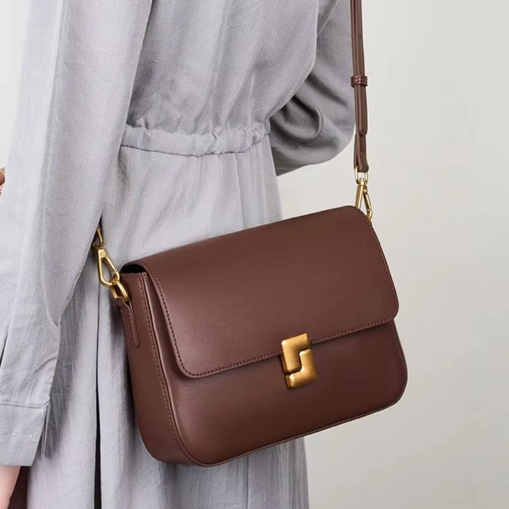 Minimalist Leather Crossbody Shoulder Bag for Women - Pejayz