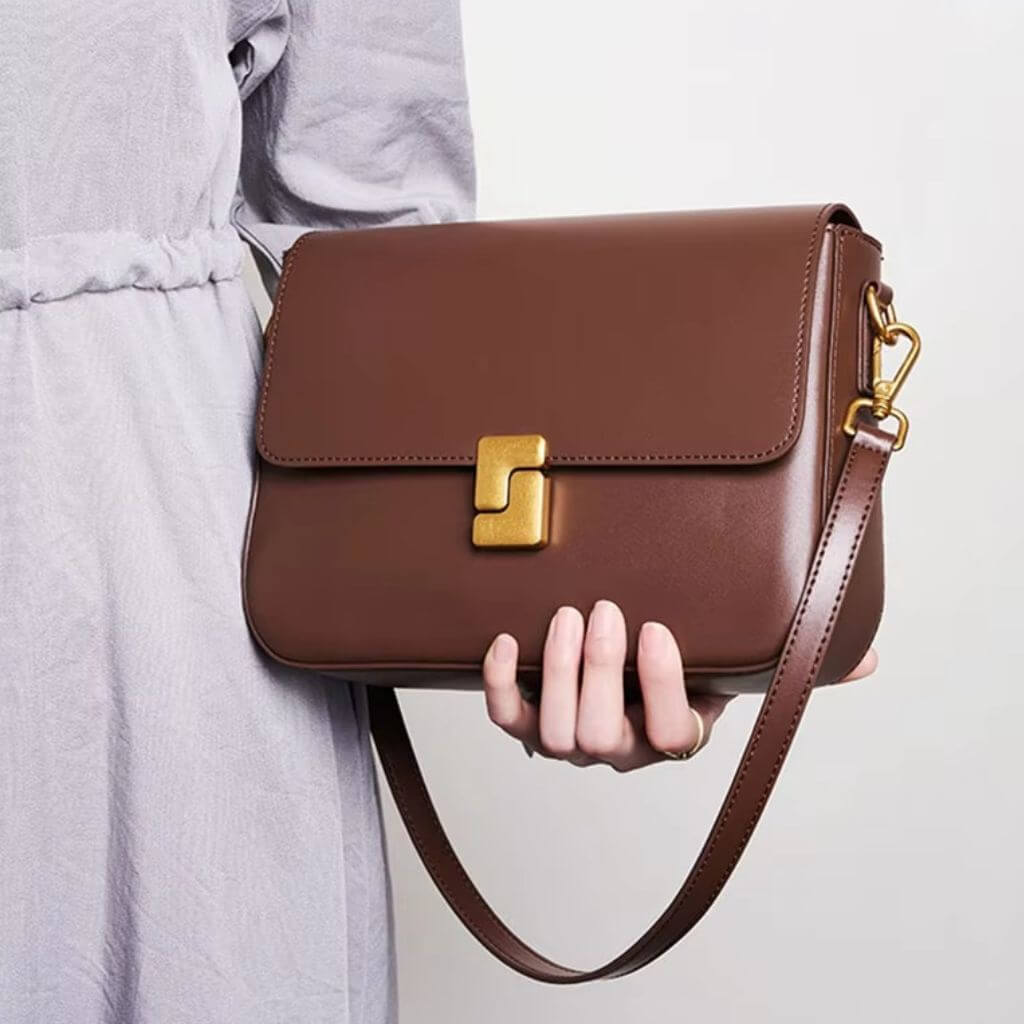Minimalist Leather Crossbody Shoulder Bag for Women - Pejayz