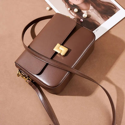 Minimalist Leather Crossbody Shoulder Bag for Women - Pejayz