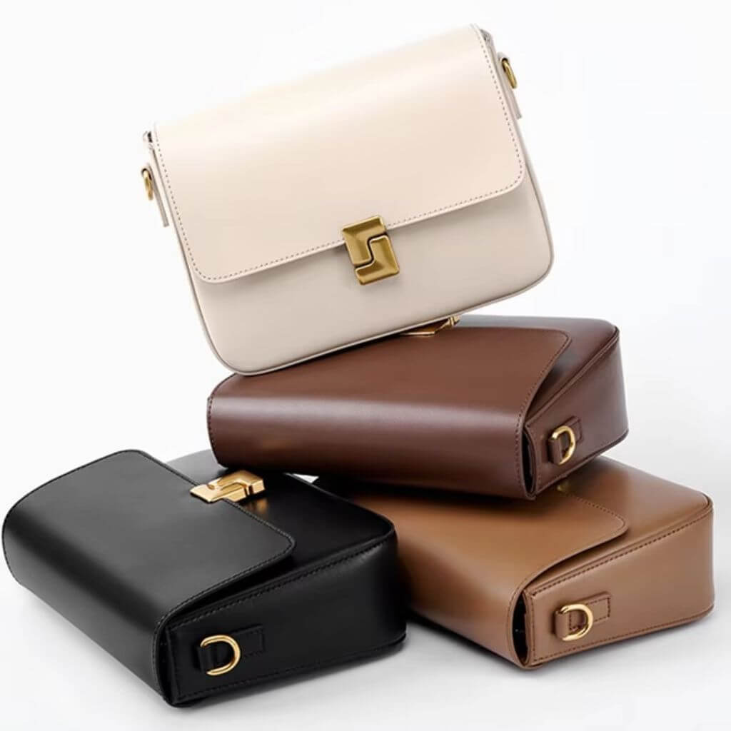 Minimalist Leather Crossbody Shoulder Bag for Women - Pejayz