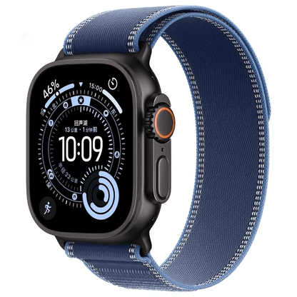 Apple Watch Ultra 3 Trail Loop Strap Titanium & Black 49mm | Pejayz