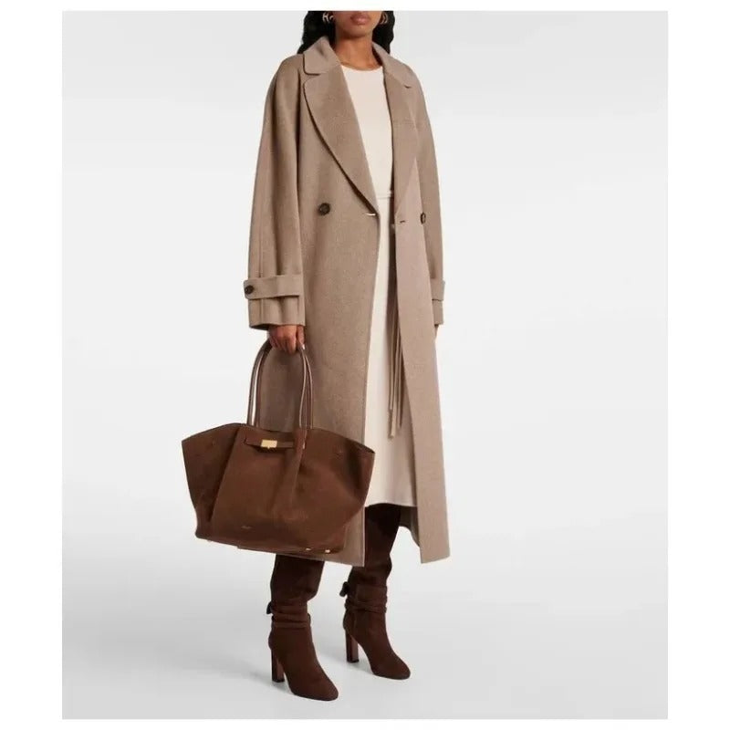 New High-End Suede Frosted Tote Bag