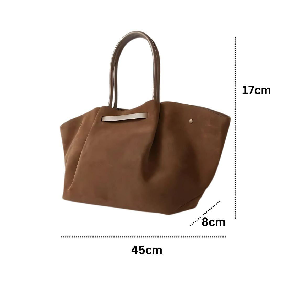 New High-End Suede Frosted Tote Bag