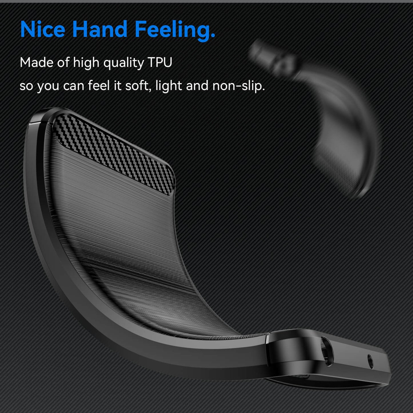 Premium Flexible Silicone Rubber Phone Case for iPhone 16e