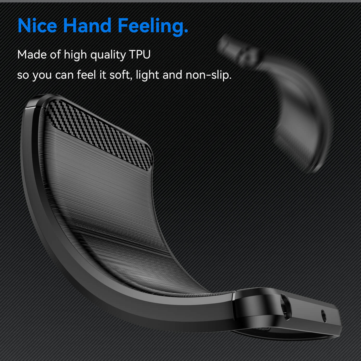 Premium Flexible Silicone Rubber Phone Case for iPhone 16e