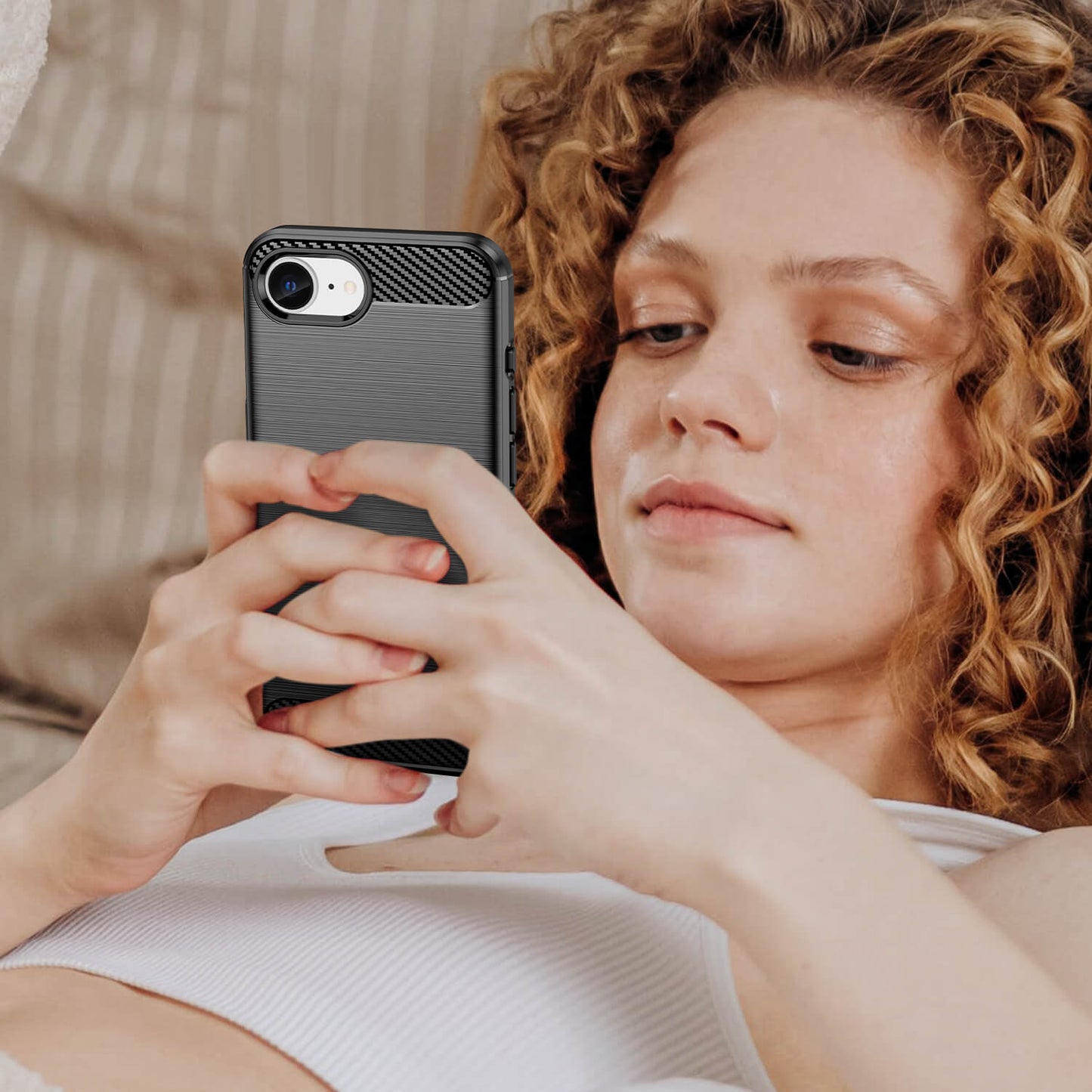 Premium Flexible Silicone Rubber Phone Case for iPhone 16e
