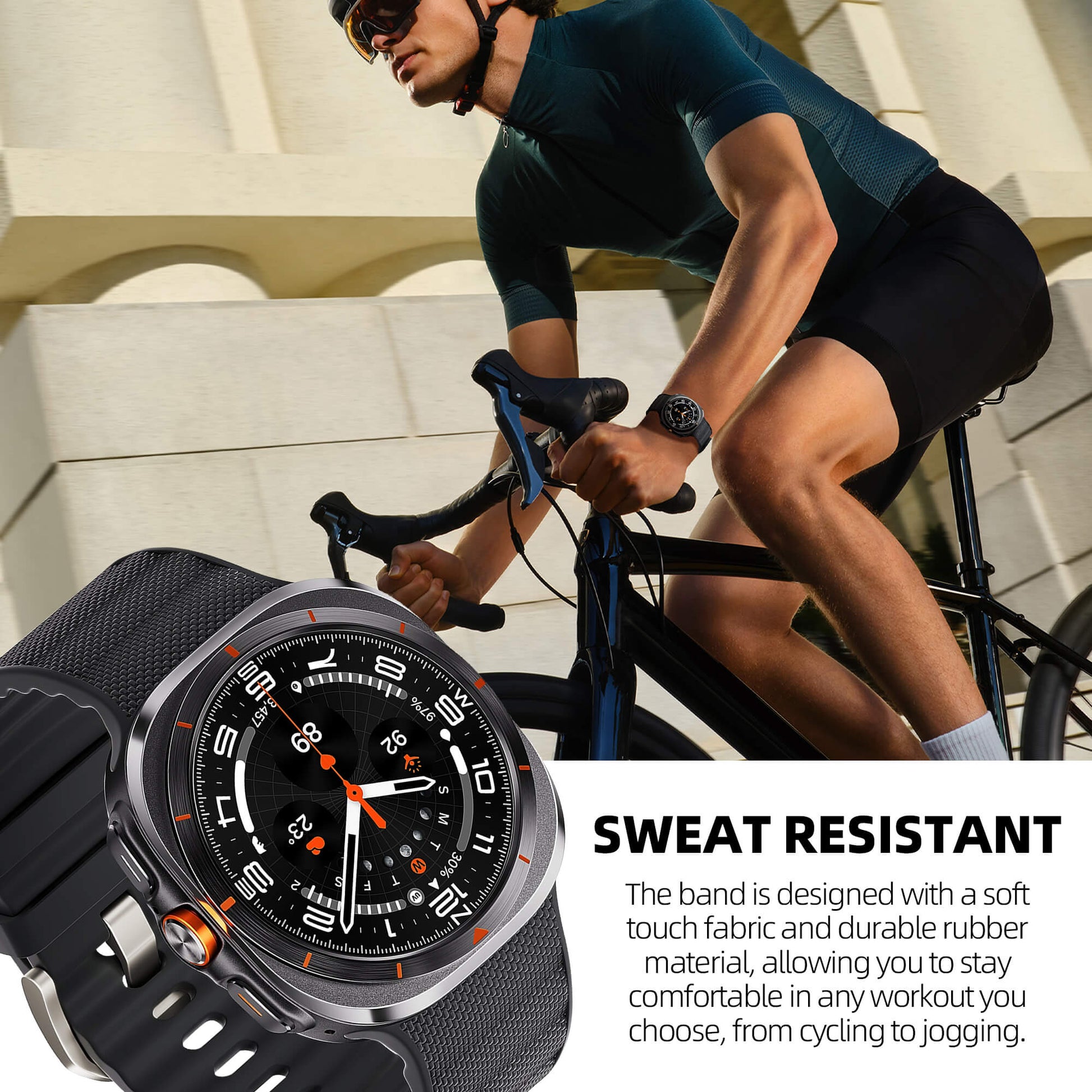Premium Silicone Nylon Band For Samsung Galaxy Watch Ultra