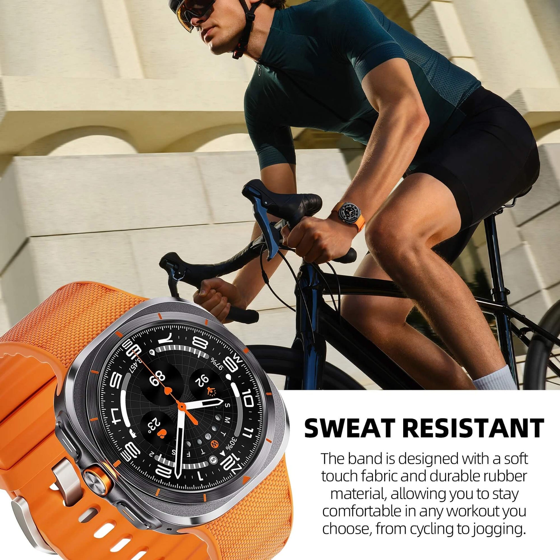 Premium Silicone Nylon Band For Samsung Galaxy Watch Ultra