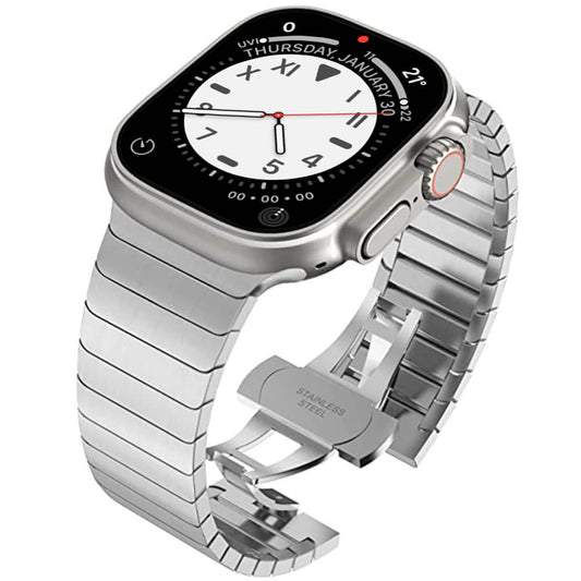 Apple Watch Ultra 2 Strap with Premium Stainless Steel Links - Pejayz