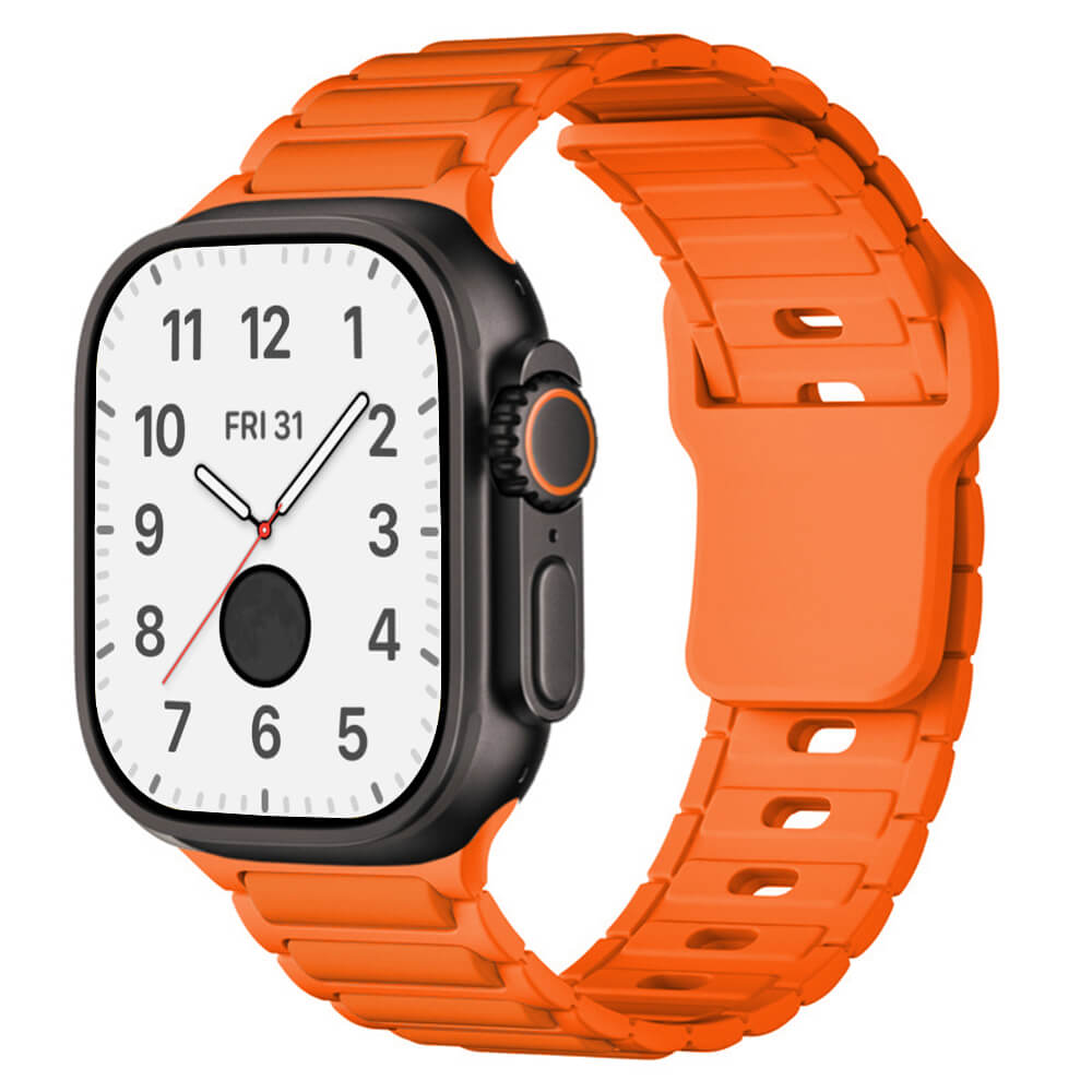 Premium Stripes Sporty Silicone Band For Apple Watch Ultra