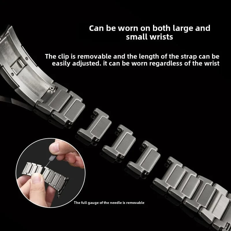 Premium Titanium Metal Strap for Apple Watch Ultra 2 and Series 10