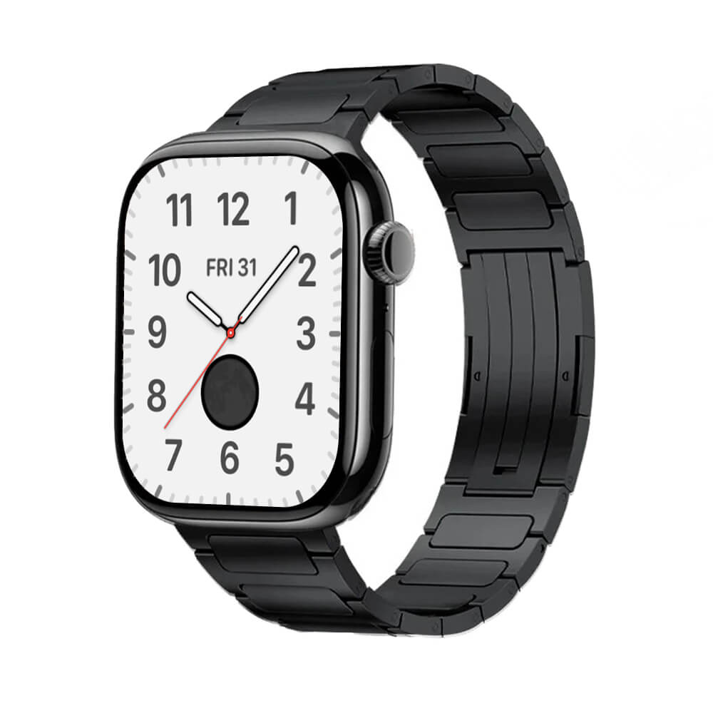 Premium Titanium Metal Strap for Apple Watch Ultra 2 and Series 10