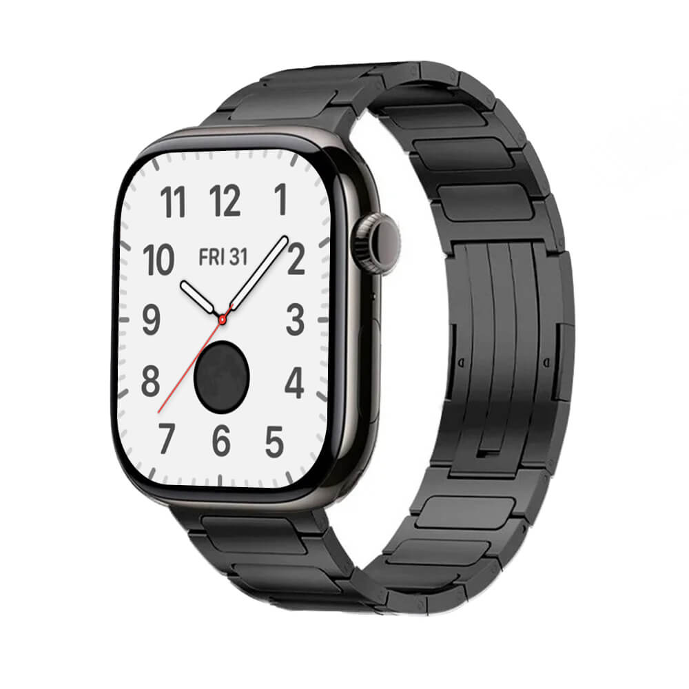 Premium Titanium Metal Strap for Apple Watch Ultra 2 and Series 10