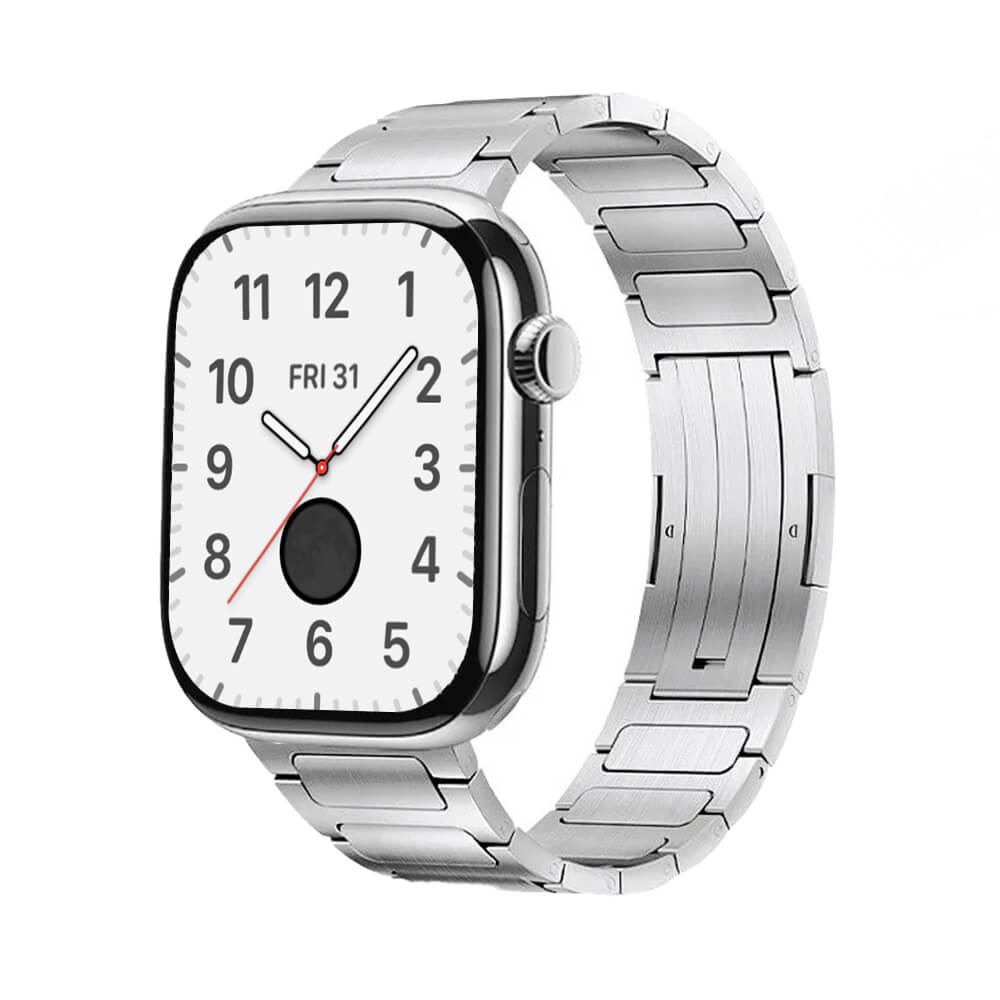Premium Titanium Metal Strap for Apple Watch Ultra 2 and Series 10