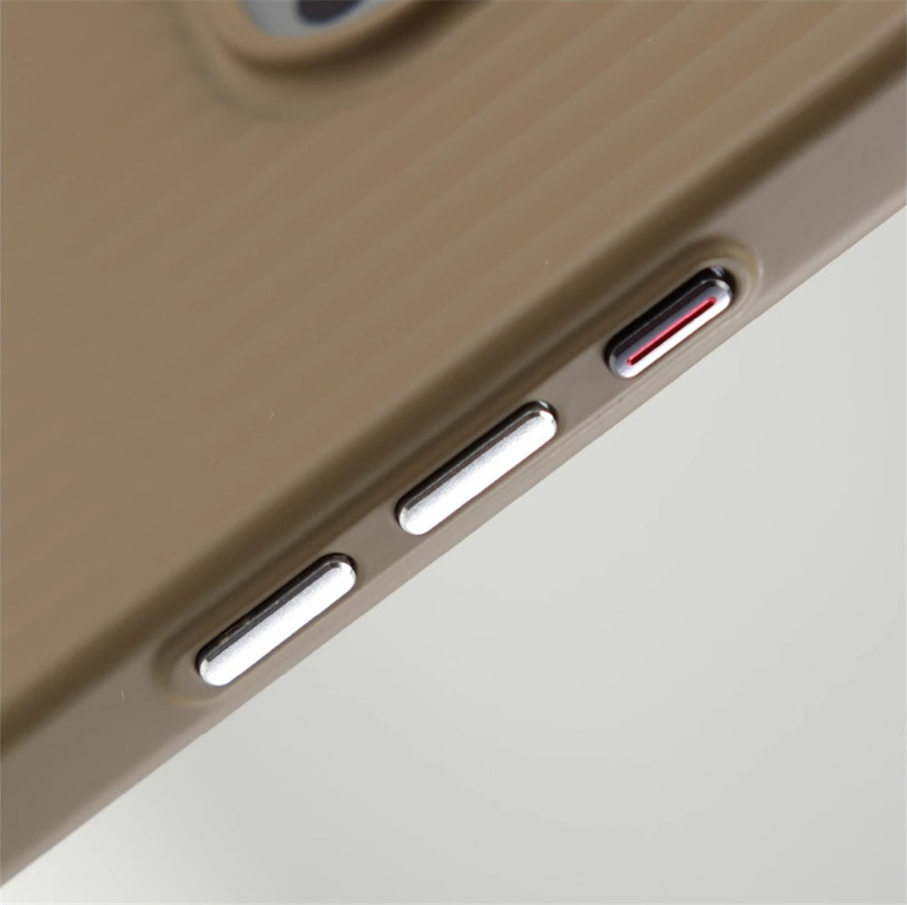 Premium Lined Pattern Shockproof Case For iPhone 16 Pro Max