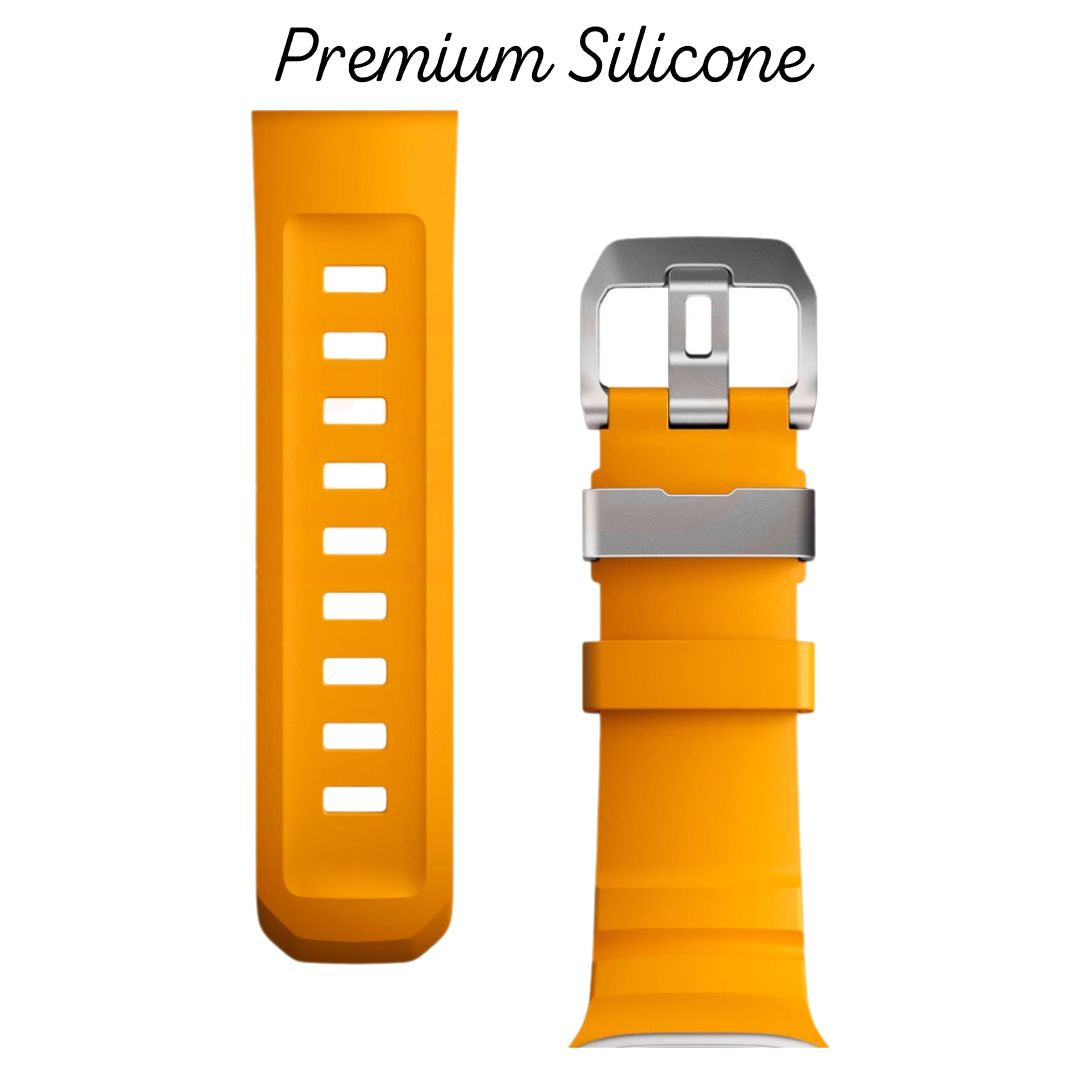  Premium Sports Silicone Band For Apple Watch Ultra With Buckle