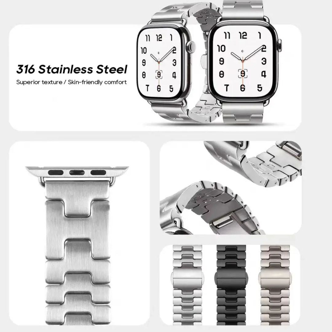 Premium Stainless Steel Band For Apple Watch Series 10