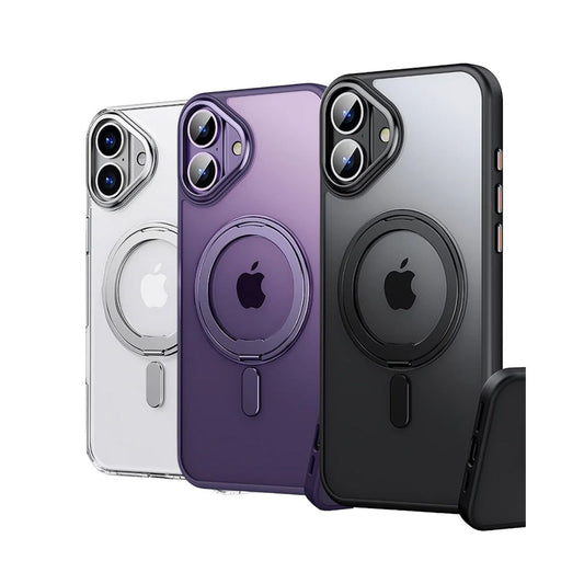 iPhone 16 Case – Shockproof Cover with Rotating Stand | Pejayz