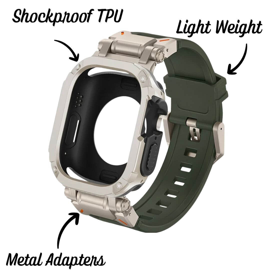Rugged Case and Strap For Apple Watch Ultra 2