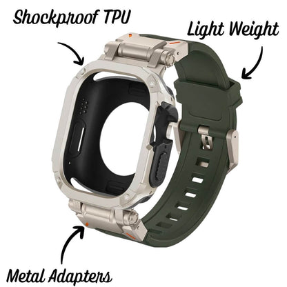 Rugged Case and Strap For Apple Watch Ultra 2