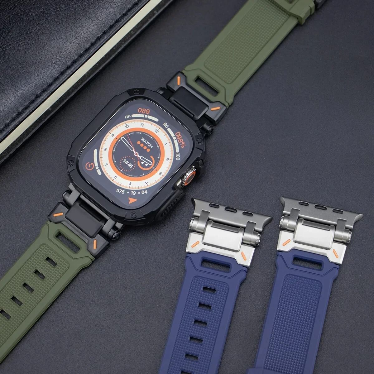 Rugged Case and Strap For Apple Watch Ultra 2