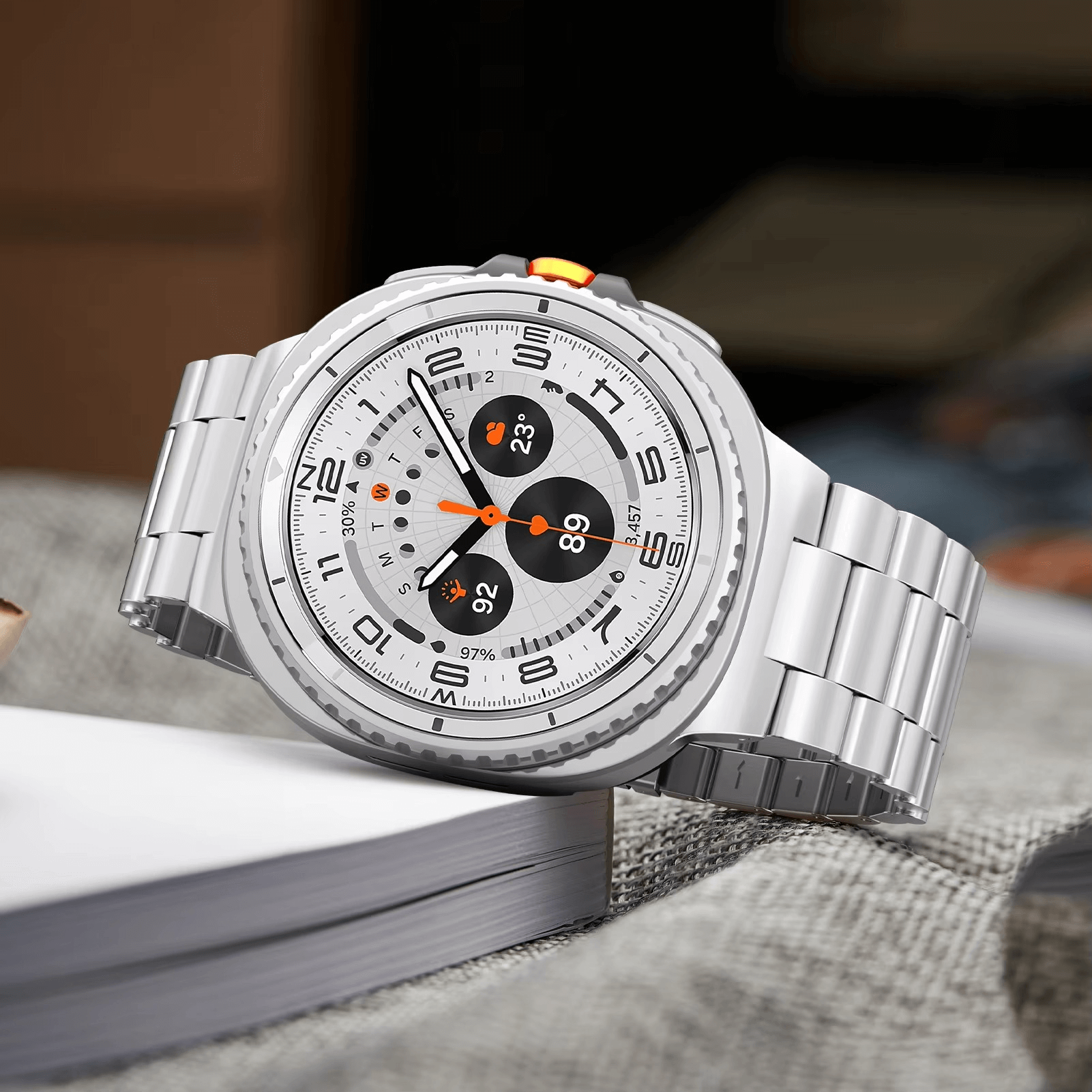 Samsung Galaxy Watch 8 Classic Stainless Steel Metal Strap - Pejayz
