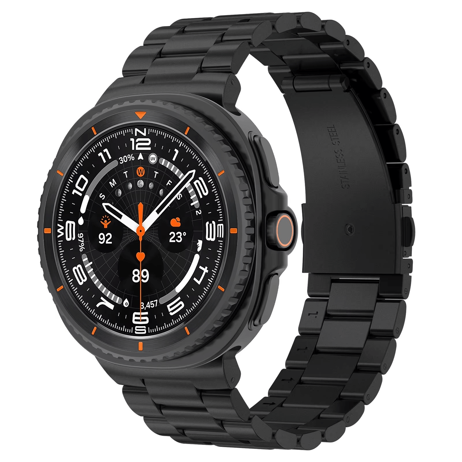 Samsung Galaxy Watch 8 Classic Stainless Steel Metal Strap - Pejayz