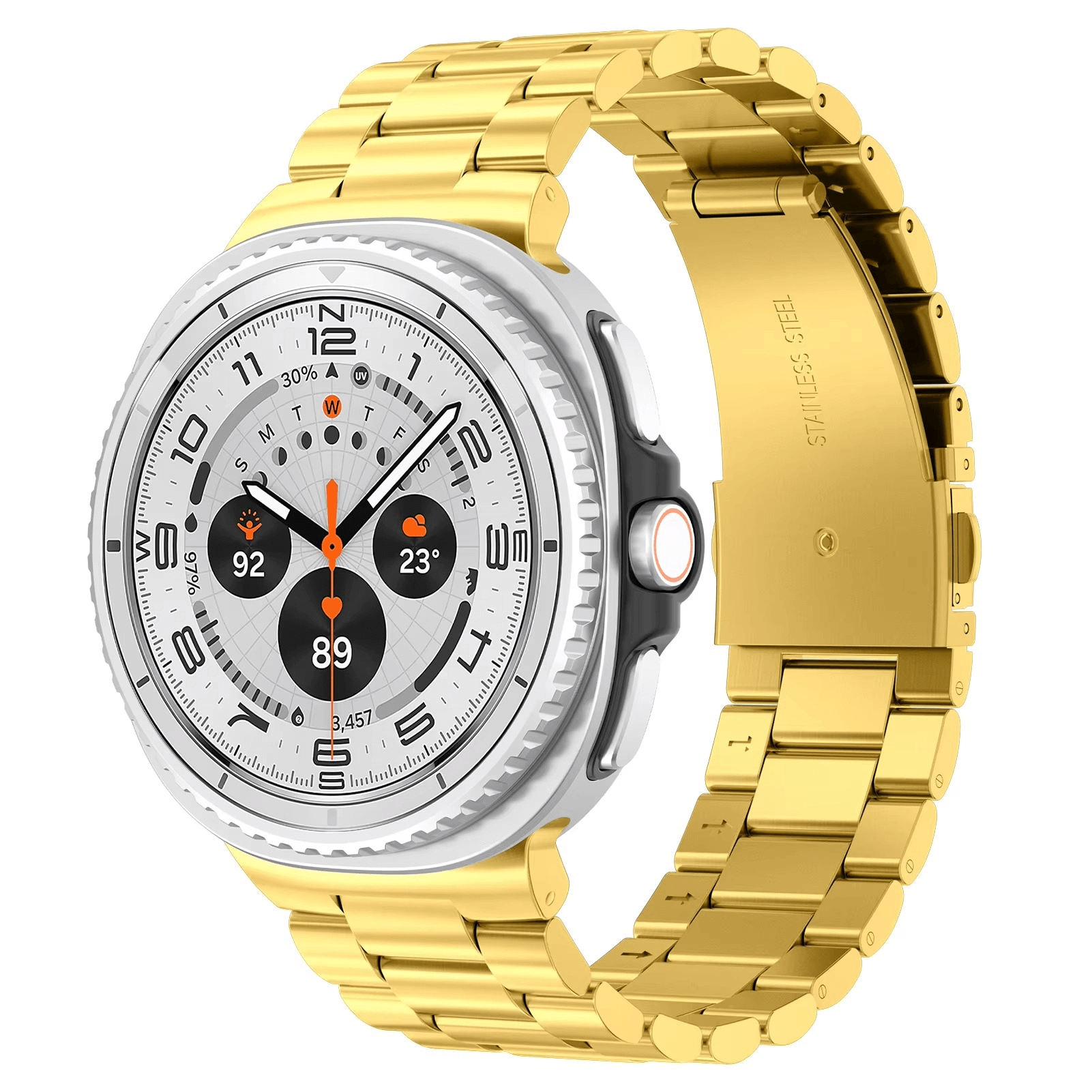 Samsung Galaxy Watch 8 Classic Stainless Steel Metal Strap - Pejayz