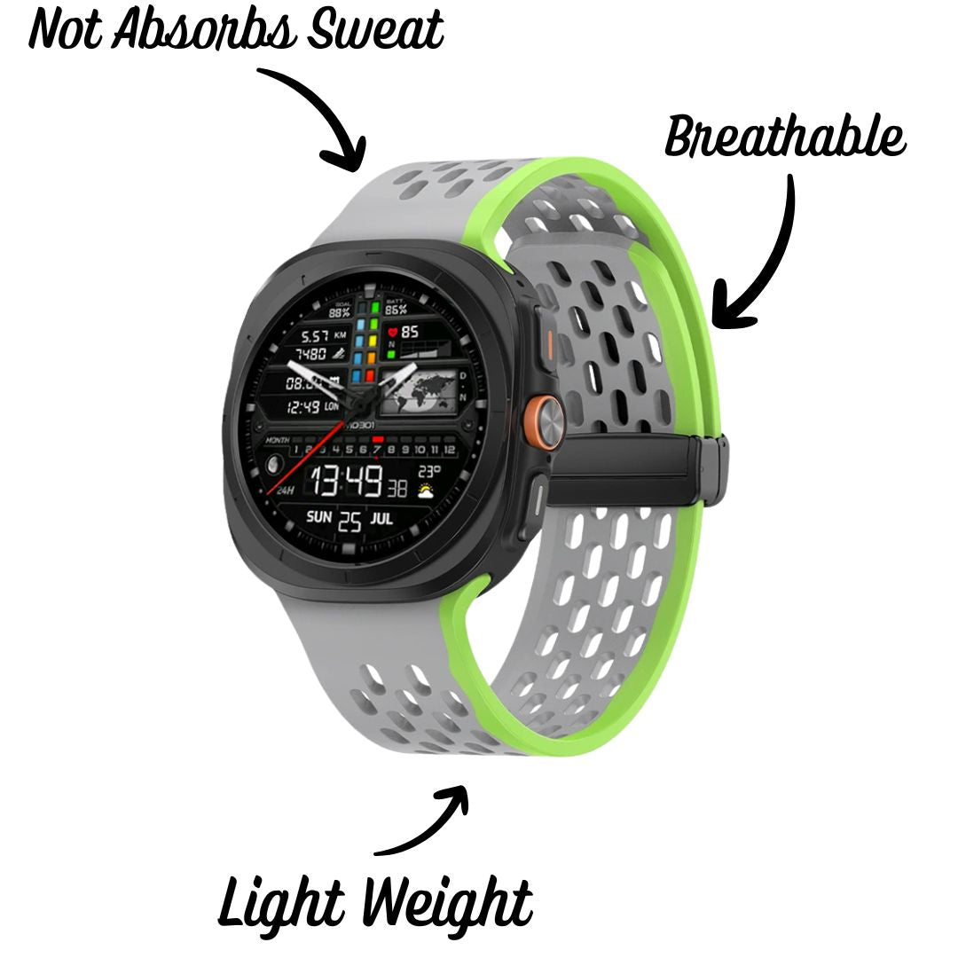 Samsung Galaxy Watch Ultra Magnetic Silicone Sporty Strap