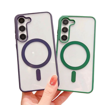 Shockproof Clear Magnetic Case For Samsung Galaxy S25