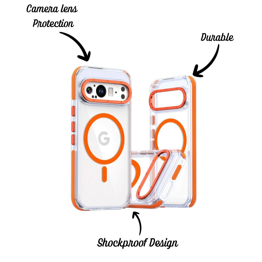 Google Pixel 9 Pro Case Transparent with MagSafe – Pejayz