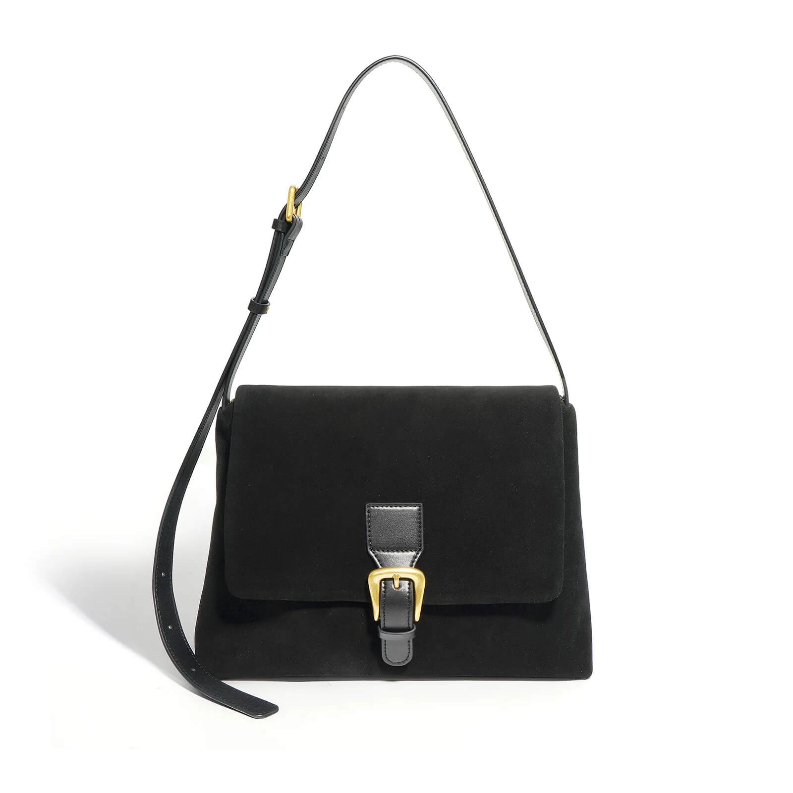 Vintage Suede Leather Shoulder Handbag for Women – Commute | Pejayz
