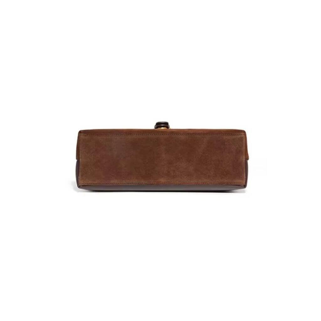 Vintage Suede Leather Shoulder Handbag for Women – Commute | Pejayz