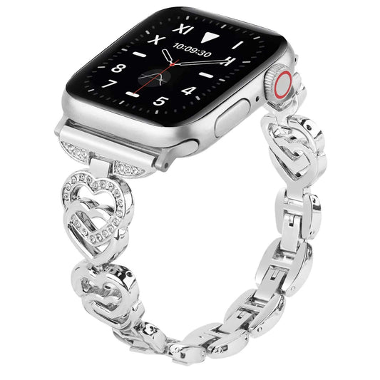 Silver Metal Apple Watch Strap For Women - Pejayz