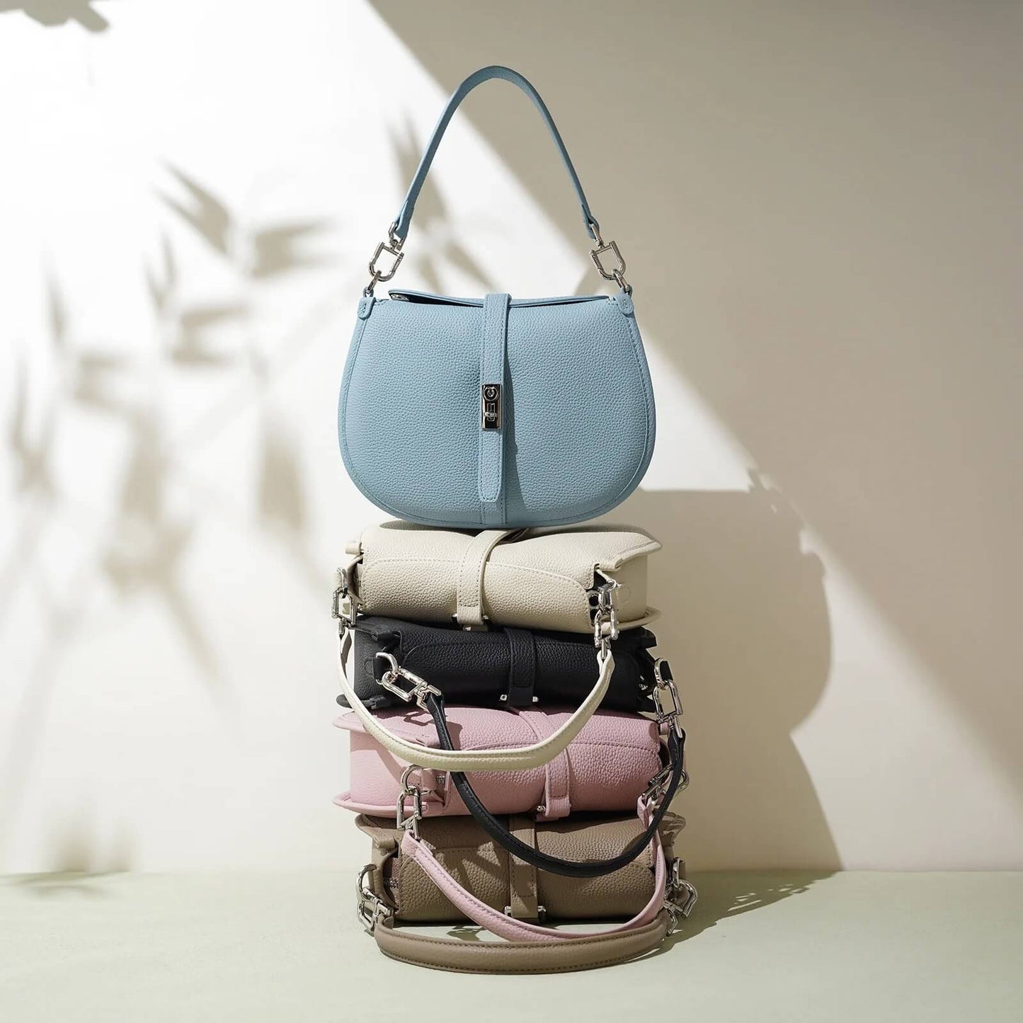 Small Circular Hobo Style Bag