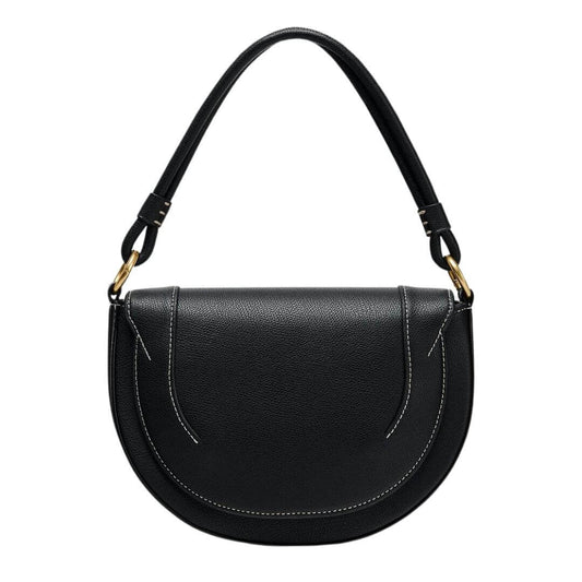 Small Saddle Designer Flap Shoulder Handbag - Pejayz