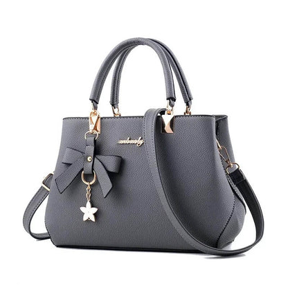 Elegant Black PU Leather Handbags with Shoulder Strap UK
