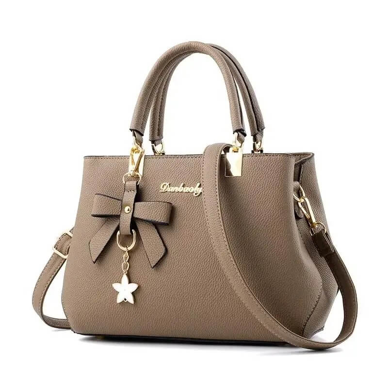 Elegant Black PU Leather Handbags with Shoulder Strap UK