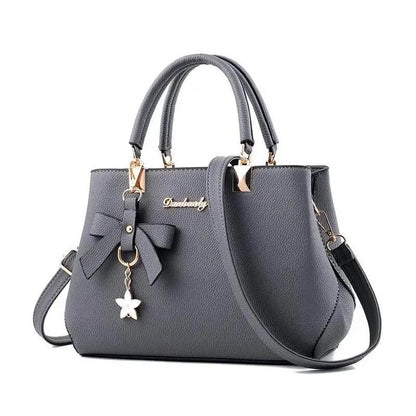 Elegant Black PU Leather Handbags with Shoulder Strap UK