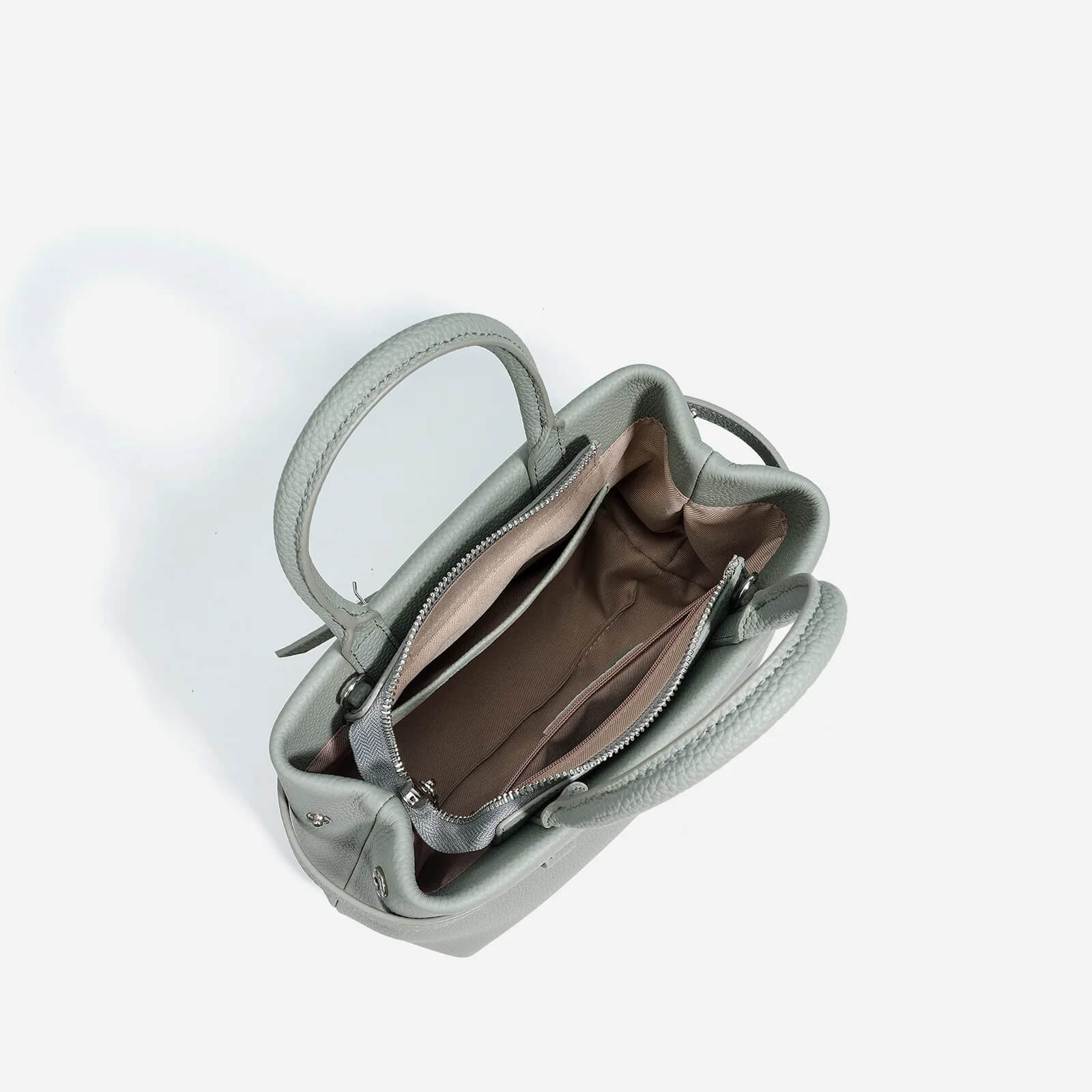 Top Handle Genuine Leather Designer Bag