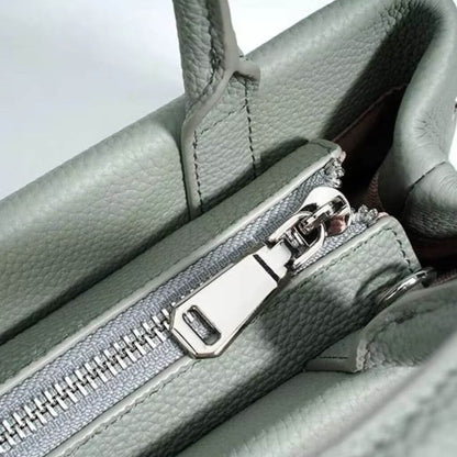 Top Handle Genuine Leather Designer Bag