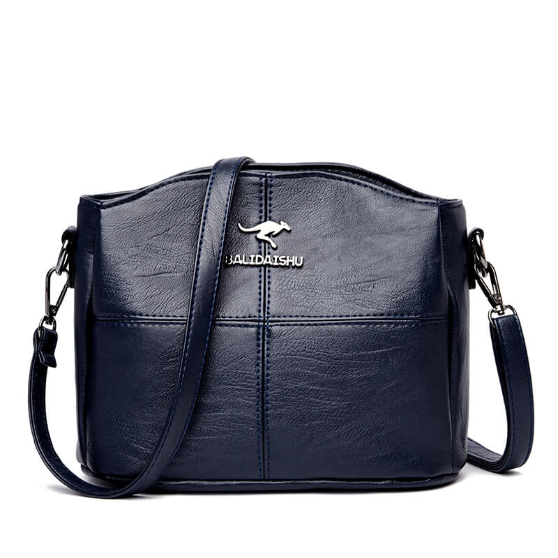 Trendy Leather Small Crossbody Tote Bag For Women