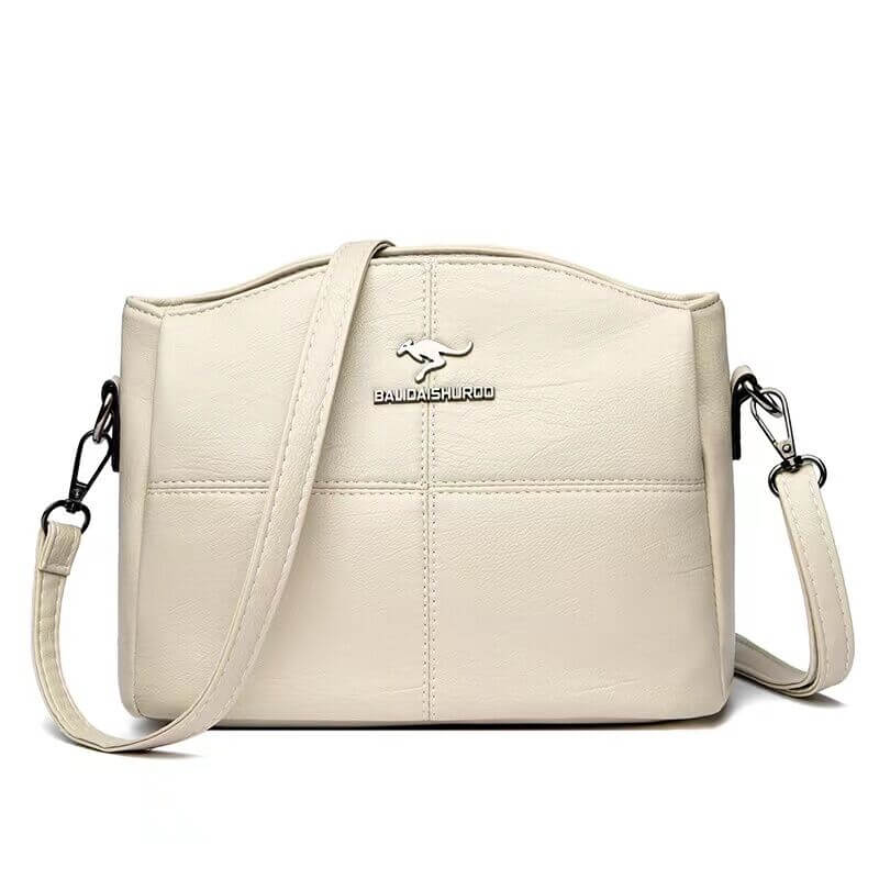 Trendy Leather Small Crossbody Tote Bag For Women